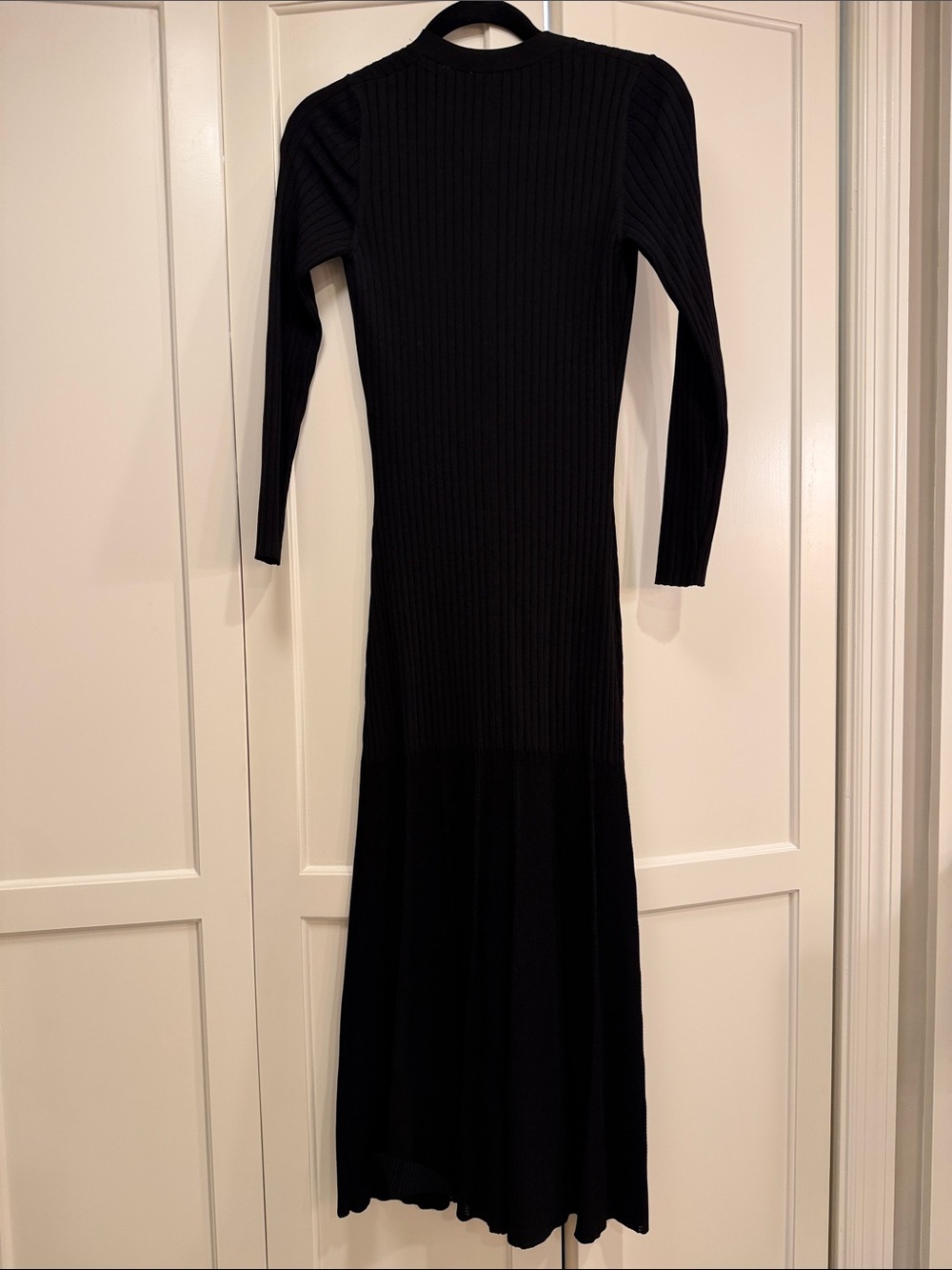 Sandro black ribbed dress - Picture 6 of 6